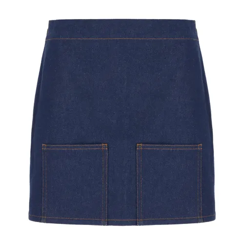 Denim Mini Skirt - Fendi - Modalova