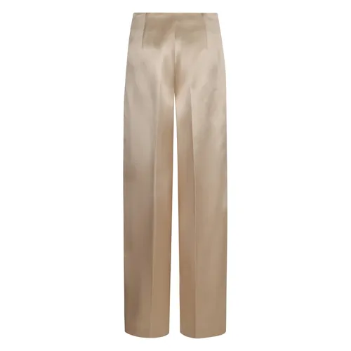 Satin Trousers with Side Pockets - Philosophy di Lorenzo Serafini - Modalova