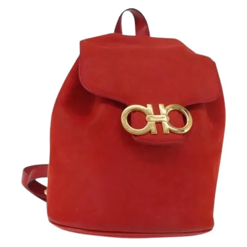 Pre-owned Suede Backpack - Salvatore Ferragamo Pre-owned - Modalova