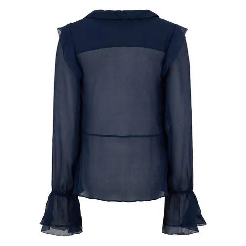 Blouse In Crepe Silk - Alberta Ferretti - Modalova