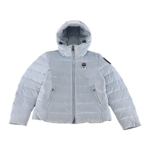 Quilted Puffer Jacket - Blauer - Modalova