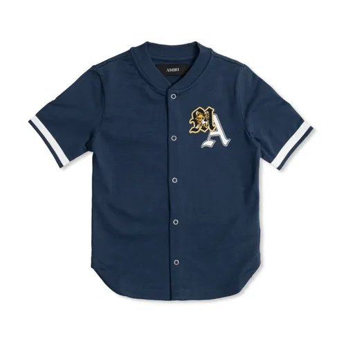 Varsity Patch Baseball Shirt - Amiri - Modalova