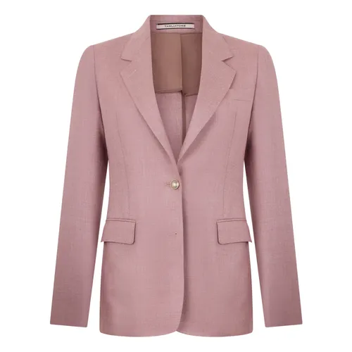 Single-breasted Blazer - Tagliatore - Modalova