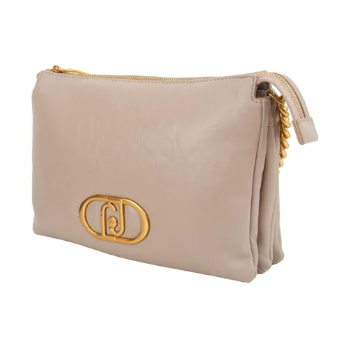 Taupe Leather Bag Stylish Model - Liu Jo - Modalova