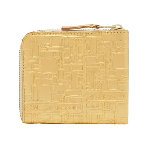 Embossed Logotype Zip Wallet - Comme des Garçons - Modalova