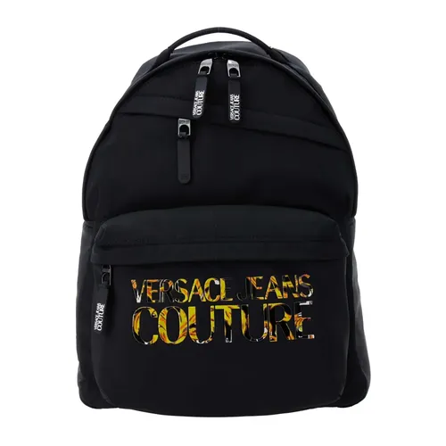 Logo Print Backpack - Versace Jeans Couture - Modalova