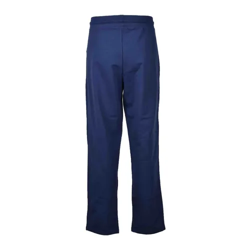 Navy Blue Men Pants - Bikkembergs - Modalova