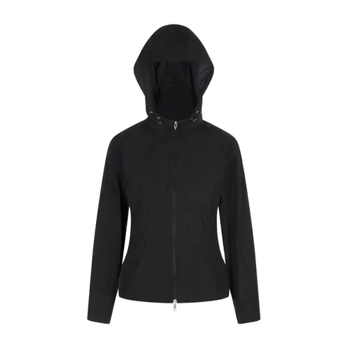 Black Coats with Polyester and Cotton - Moncler - Modalova