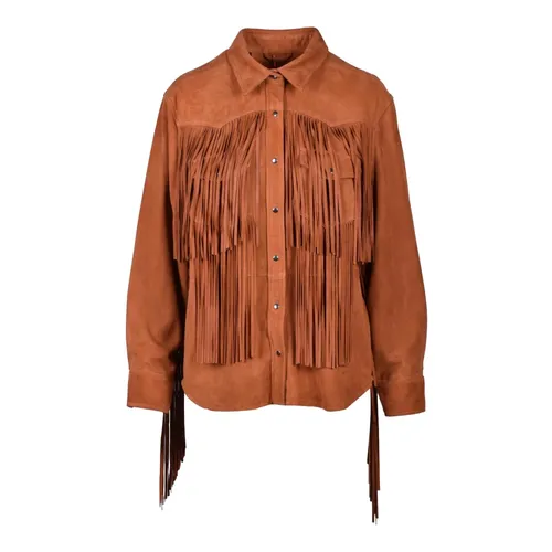 Camisa de Cuero - Wild Cashmere - Modalova