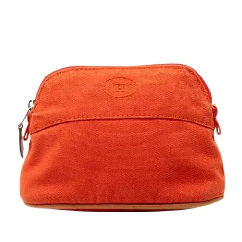 Pre-owned Canvas Pouch - Hermès Vintage - Modalova