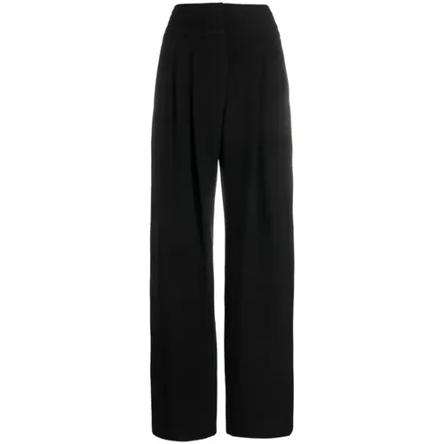 Casual Black Cotton Trousers - IRO - Modalova