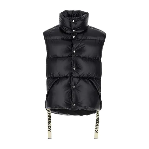 Shiny Puff Sleeveless Down Jacket - Khrisjoy - Modalova