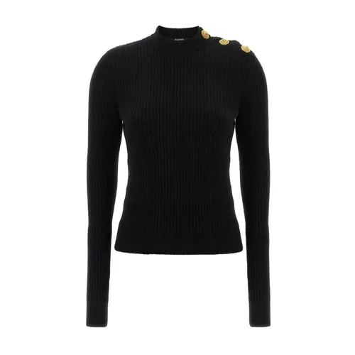 Ribbed Sweater - Balmain - Modalova