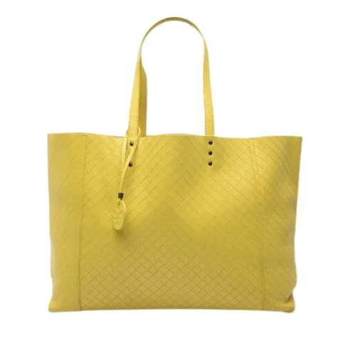 Pre-owned Leather Tote - Bottega Veneta Vintage - Modalova