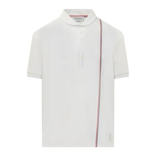 Rib Cuff Polo Shirt - Thom Browne - Modalova