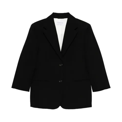 Single-Breasted Wool Blazer - Givenchy - Modalova