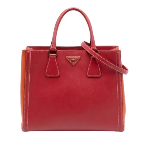 Pre-owned Vintage Leather Handbag - Prada Vintage - Modalova