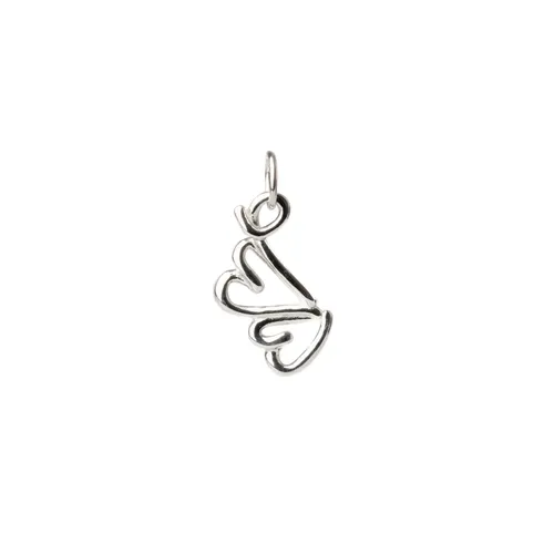 Two Hearts Charm - BAR Jewellery - Modalova