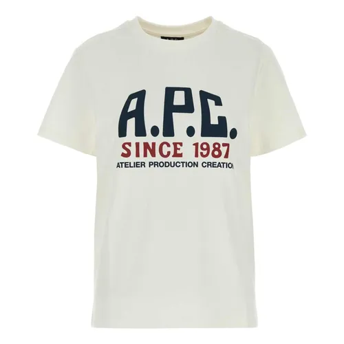 Logo Print T-shirt - A.p.c. - Modalova