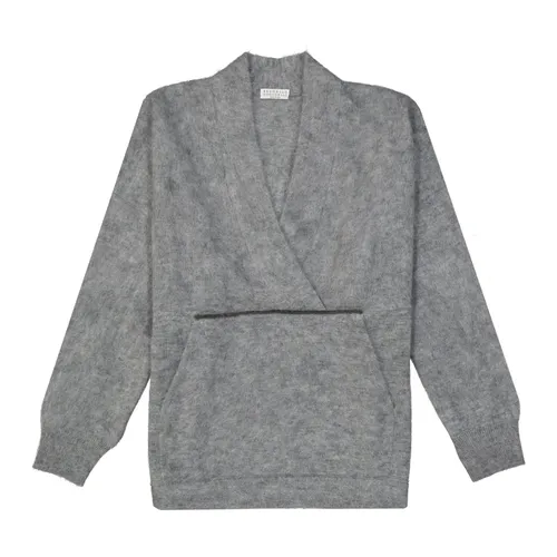 Mohair Wool Pullover - Brunello Cucinelli - Modalova