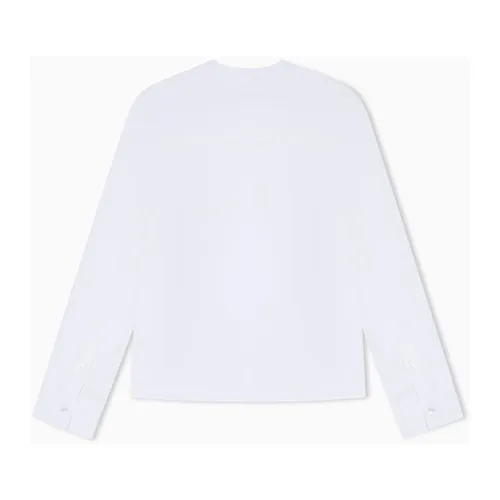 Cotton Poplin Shirt - Emporio Armani - Modalova