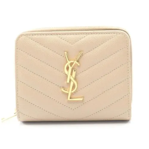 Pre-owned Leather Wallet - Yves Saint Laurent Vintage - Modalova
