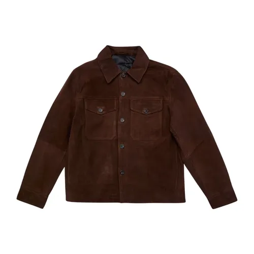 Thom Suede Overshirt - Selected Homme - Modalova