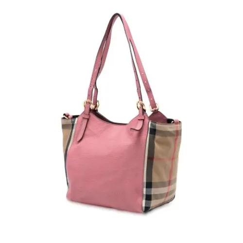 Pre-owned Leather Tote - Burberry Vintage - Modalova