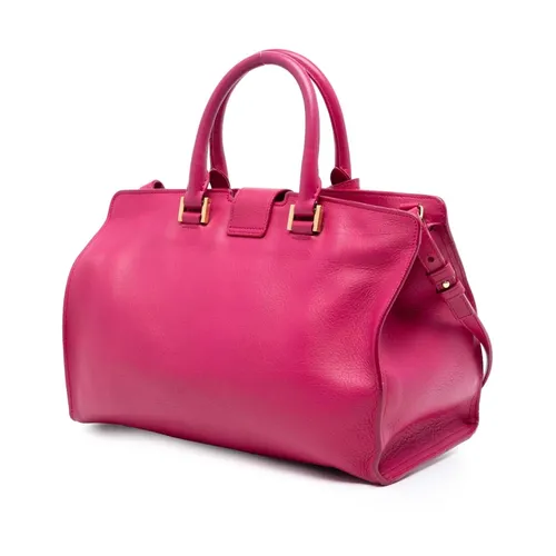 Pre-owned Leather Top Handle Bag - Saint Laurent Vintage - Modalova