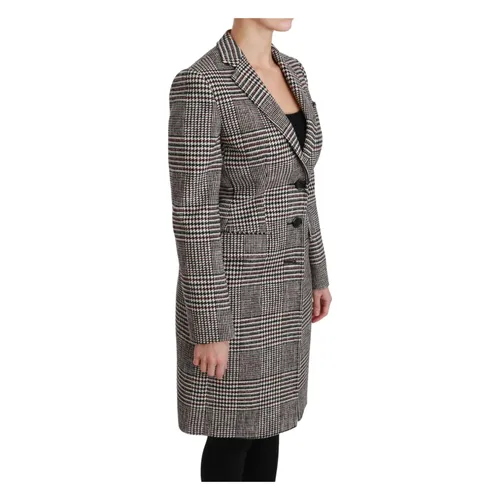 Knee-Length Jacket Coat - Dolce & Gabbana - Modalova