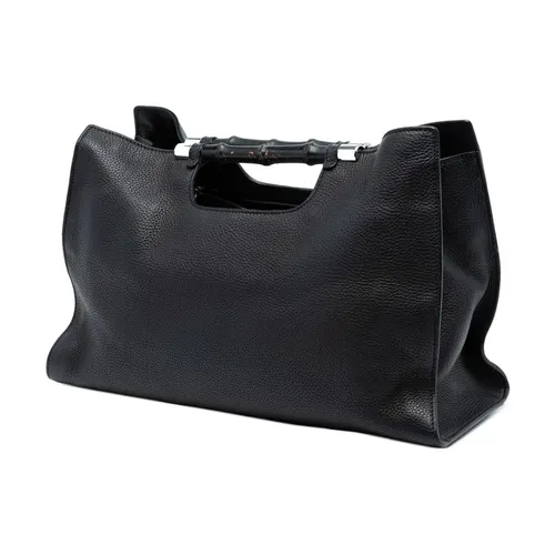 Pre-owned Leather Top Handle Bag - Gucci Vintage - Modalova