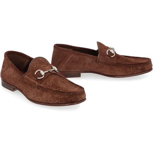 GG motif Horsebit Suede Loafers - Gucci - Modalova