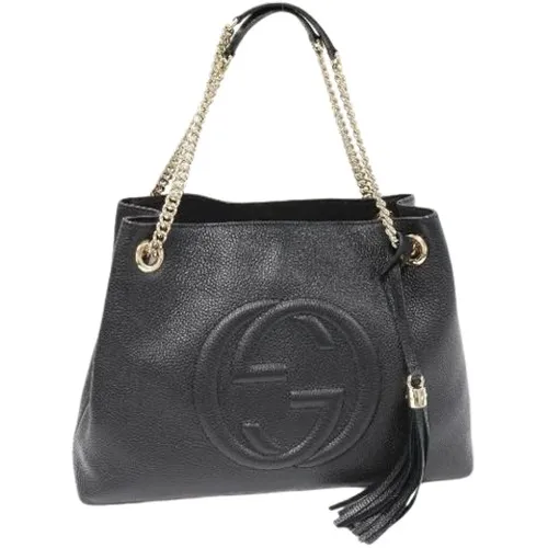 Pre-owned Leather totes - Gucci Vintage - Modalova