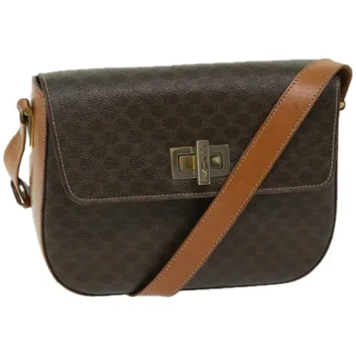 Pre-owned Vintage Macadam Canvas Shoulder Bag - Celine Vintage - Modalova