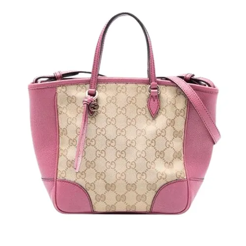 Pre-owned Canvas Handbag - Gucci Vintage - Modalova