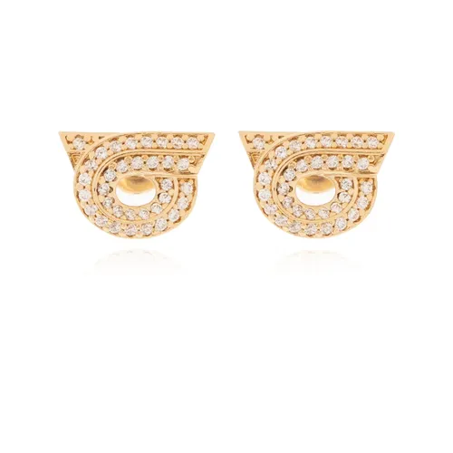 Earrings with logo - Ferragamo - Modalova