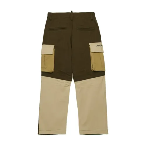 Cargo Color Block Pants - Dsquared2 - Modalova