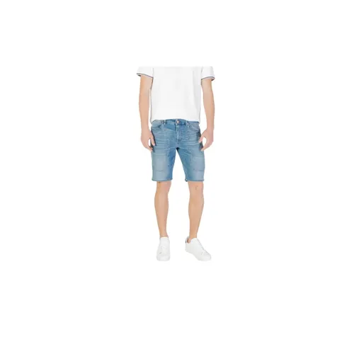Bermudas de Algodón Azul Claro - Jeckerson - Modalova