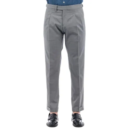 Classic Wool Blend Casual Pants - Briglia - Modalova