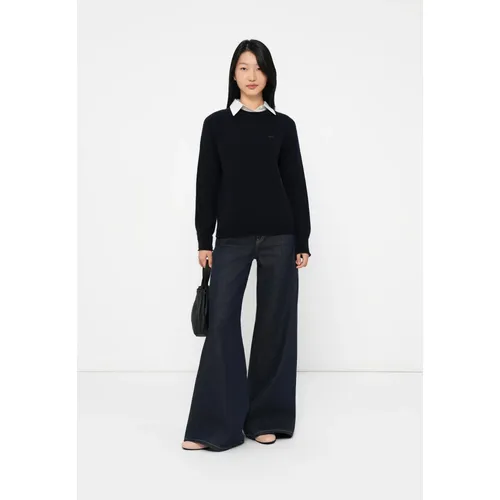 D Knit Carded Wool Sweater - Lacoste - Modalova