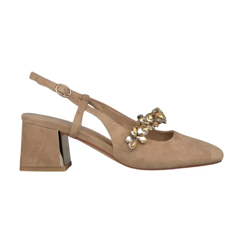 Slingback Shoe With Jewel Strap - Alma EN Pena - Modalova