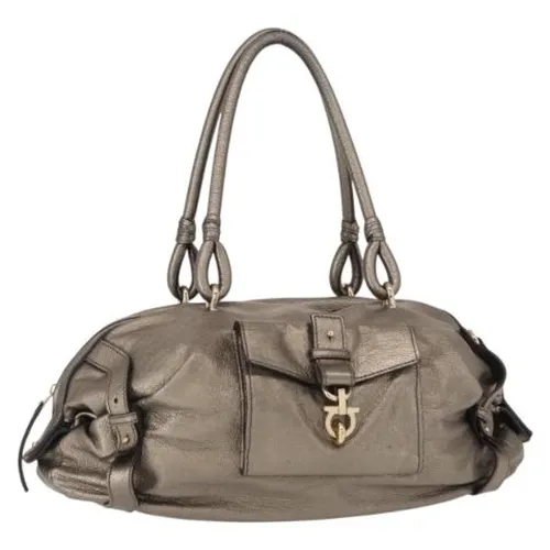 Pre-owned Leather Shoulder Bag - Salvatore Ferragamo Pre-owned - Modalova