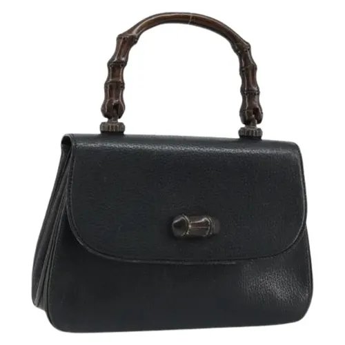 Pre-owned Leather Handbag - Gucci Vintage - Modalova