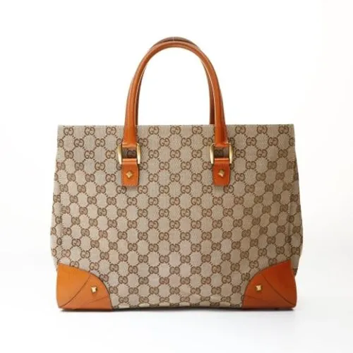 Pre-owned Canvas Handbag - Gucci Vintage - Modalova
