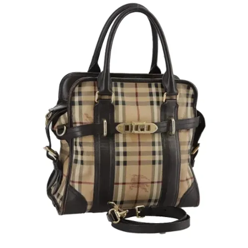 Pre-owned Leather handbags - Burberry Vintage - Modalova