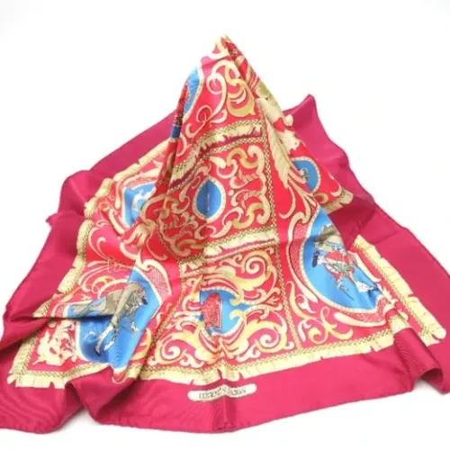 Pre-owned Silk scarves - Hermès Vintage - Modalova