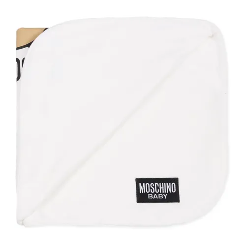 Teddy Bear Logo Blanket - Moschino - Modalova