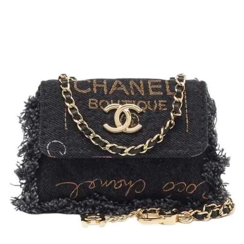Pre-owned Denim Mini Bag - Chanel Vintage - Modalova