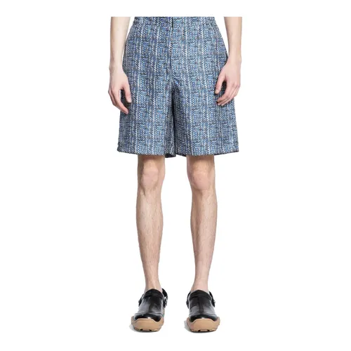 Printed Silk Shorts - Fendi - Modalova