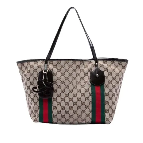 Pre-owned Jolie Web Tote Bag - Gucci Vintage - Modalova